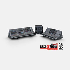 RIVAGE PM5和PM3数字混音系统，实力斩获IBC 2020 Best of Show大奖